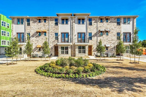 The Residences on Duck Creek Trail is a new residential development on Plano Road in Richardson.