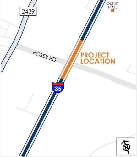 TxDOT broke ground on its Posey Road and IH-35 project Feb. 5. 