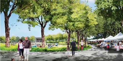 Plans for Buda City Park include new playgrounds and an amphitheater.