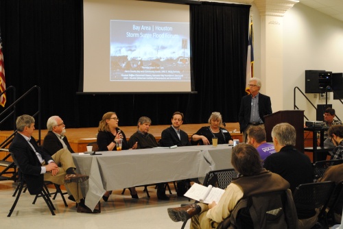 Area experts on March 7 spoke at length about the proposed Texas coastal barrier plan.