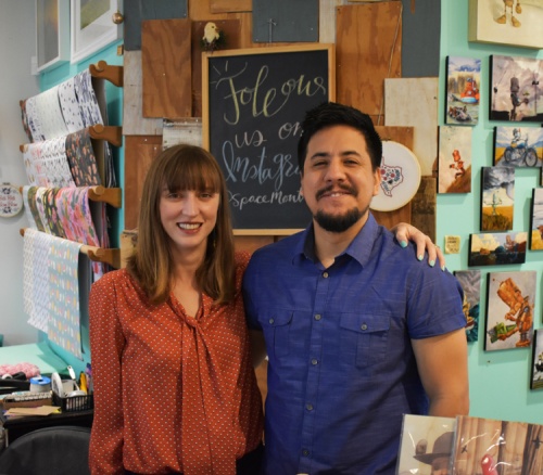 Leila and Carlos Peraza founded Space Montrose 10 years ago and have worked with over 200 artists.n