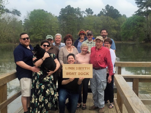 Harris County Precinct 4 Commissioner Jack Cagle issued a proclamation March 3, naming the boat dock at the Kickerillo-Mischer Preserve the Linn Smyth Boat Dock.