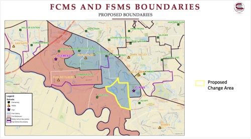 Fort Bend ISD officials will send this proposed boundary change to the Board of Trustees on March 25.