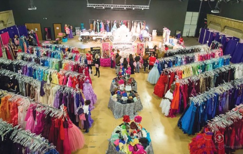 The Giving Gown Foundation provides free dresses in sizes 0-36.