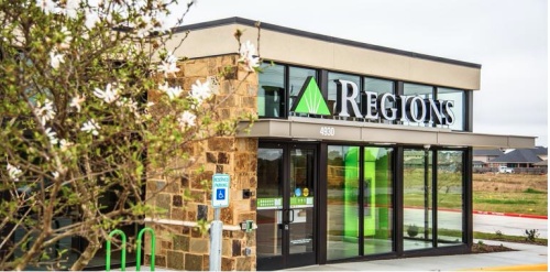 Regions Bank will open a new branch in the Village at Riverstone shopping center in December.