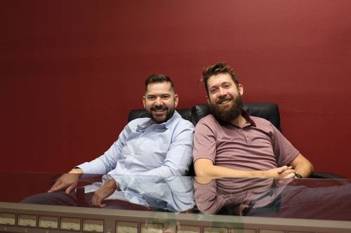 Co-owners Jeff (left) and Chris Wohrer relocated Moffett Productions to Tomball from Houston last August.