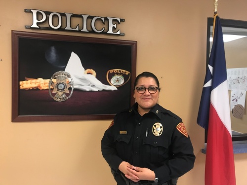 Laurie Espinoza Clouse is the first woman to serve as the head of the Texas State University Police Department.