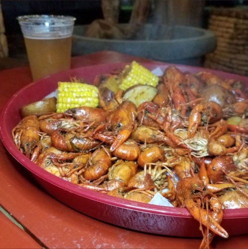Texas Street Grill reopened March 1 and celebrated with a crawfish boil.