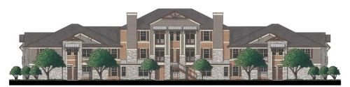 Seville at Clay Crossing, a new high-end apartment community, is under construction in Katy. 