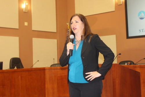 Mayor Sandy Cox talked about a range of topics durning her State of Lakeway address April 25.