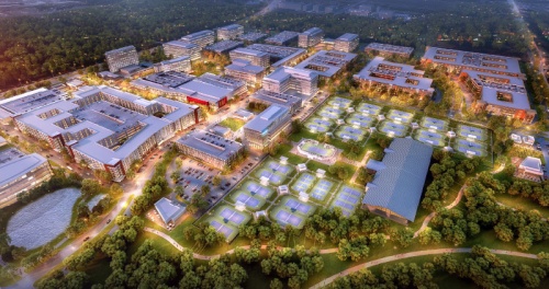 Indigo Ridge, anchored by the U.S. Tennis Association Texas, is projected to be worth more than $1.5 billion at build-out. Here is what is in store for the city as the mixed-use project rolls out.