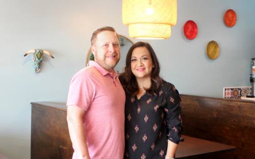 Cruzteca owners Adam Winters and Jessica Galindo-Winters opened the Sunset Valley restaurant in 2018.