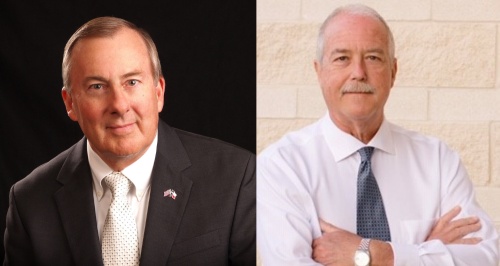 Mayor Chuck Brawner and former Police Chief Bill Hastings are running for Katy mayor in the 2019 May election.