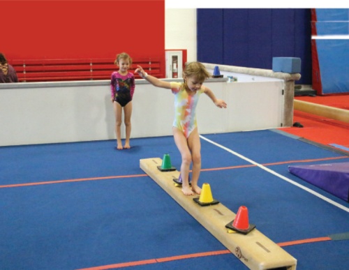 Eagle Gymnastics Academy serves children starting at age 1.