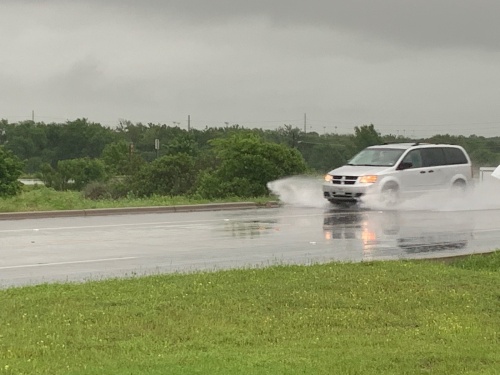 Local flooding was caused by rain May 8 in parts of Central Texas. 