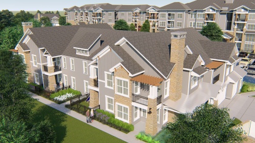 Preleasing began in late July at Lakeside Row in Bridgeland, where homes are expected to be move-in ready this fall.