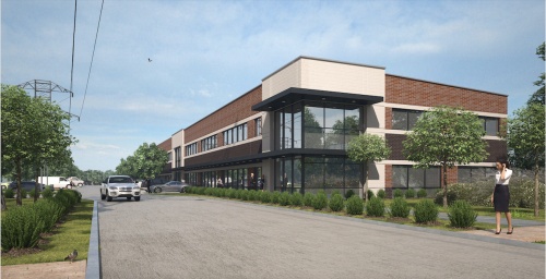 A rendering of the office building proposed by A Beautiful Bellaire, LLC, at Bellaire's city council meeting on May 20, 2019.