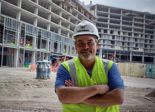 Kalahari owner Todd Nelson said despite a rainy year, the project is on track for a November 2020 completion.
