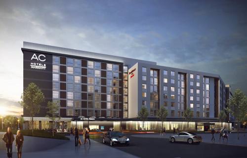 AC Hotels and Residence Inn by Marriott will share a building at Frisco Station.