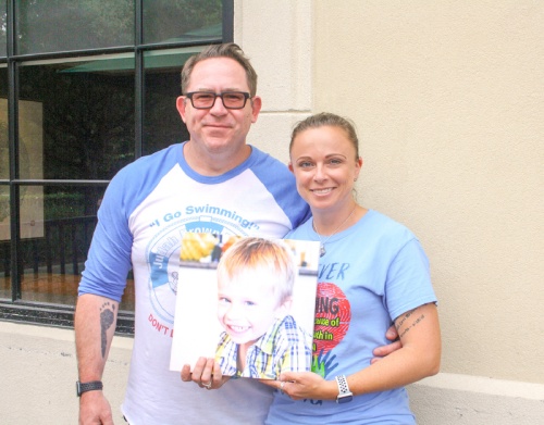 Mark and Christi Brown have been helping educate the community about drowning prevention since their son Judah passed away in 2016 after drowning in a pool at age 3.