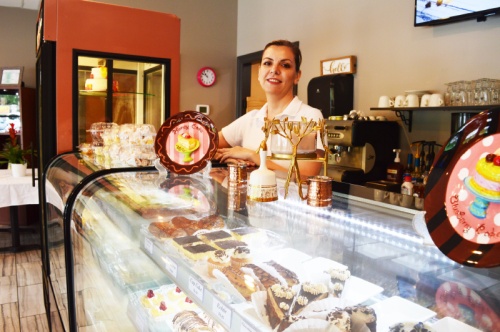 Ellie Meschi, co-owner of Shandeez Grill, opened Elisa Pastry next to her familyu2019s restaurant on Independence Day in 2018.
