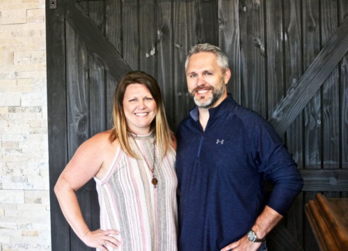 Owner Chris Liggett and store manager Jenn Mosley have run Tejas Custom Boots since 2017.