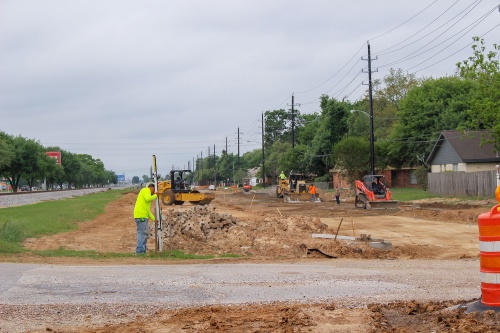 The city of Katy is ahead of schedule on improving First Street. 