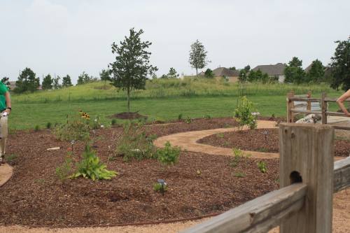 The Willow Fork Park butterfly garden opened June 22. 
