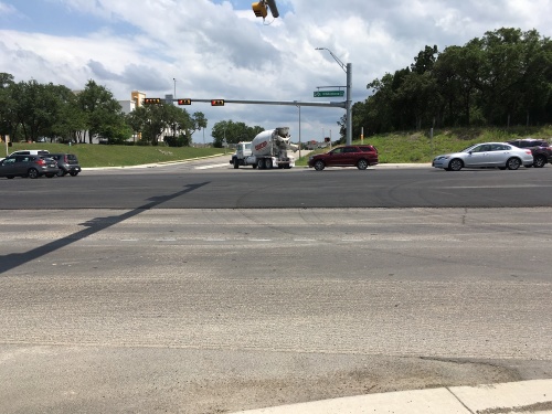 Final paving on RM 1431 began in May.