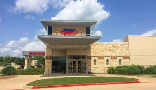 St. Davidu2019s Emergency nCenter Pflugerville is located atn18917 Limestone Commercial Drive.