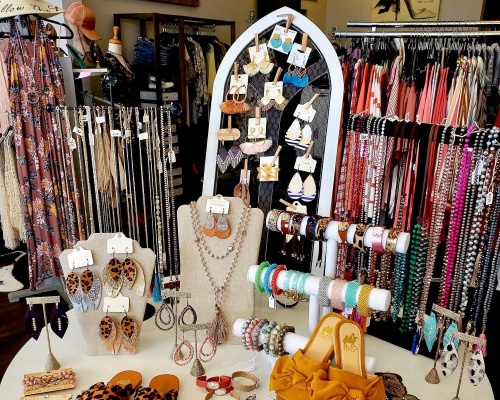 Ruby Keys Boutique sells clothing and accessories in Cedar Park. 