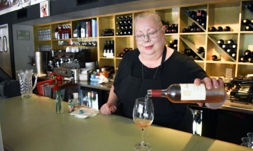 Giacomo's owner Lynette Hawkins curates an extensive wine list from Italian and French wineries. 