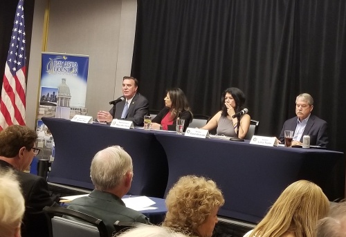 Legislators speak at a forum related to the 2019 Texas legislative session.