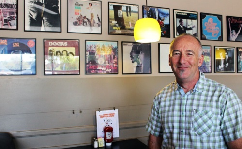 Jeff Flancer has given his Gilbert restaurant an American vibeu2014from the food to the album covers adorning the walls.