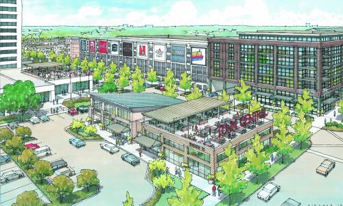 Gateway to Core Richardson is the future private development slated for Main Street and US 75.