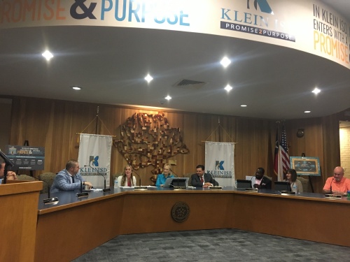 The Klein ISD board of trustees unanimously approved its 2019-20 budget, which includes historic teacher raises, partly as a result of House Bill 3. 