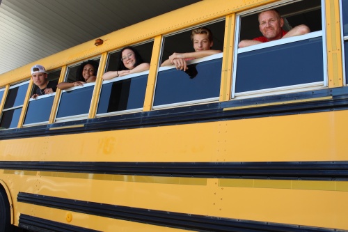 A Keller ISD teacher and a group of students are working together to convert a school bus into a mobile home.