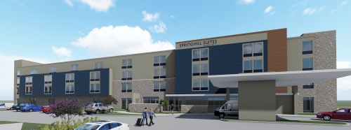 One of Roanoke Village's five buildings will be a SpringHill Suites.
