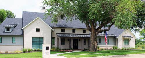 This custom home build is one of several Shaddock Caldwell projects in Richardson.