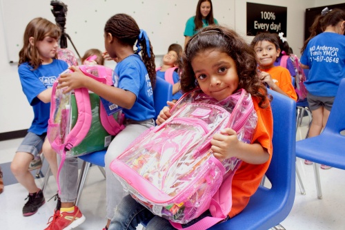 YMCA Operation Backpack provides students across the Greater Houston area with school supplies and backpacks. 