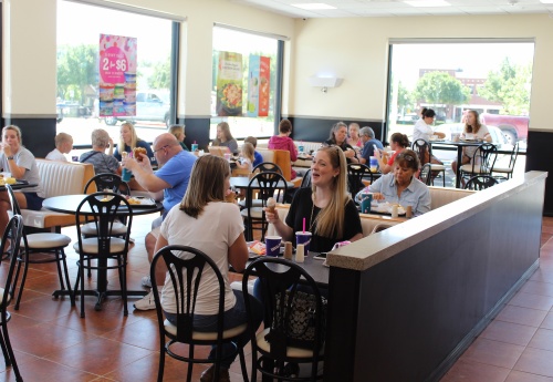 Keller's new Braum's restaurant has served hundreds of customers during its opening day.