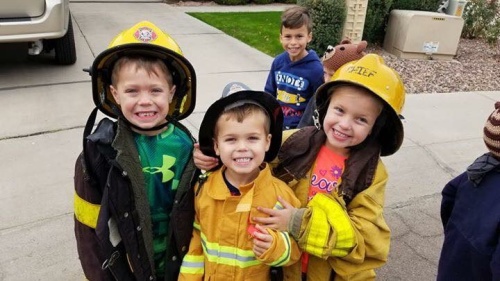 Kids may enjoy the Fantastic Fire Department's water event at Crossroads Towne Center.