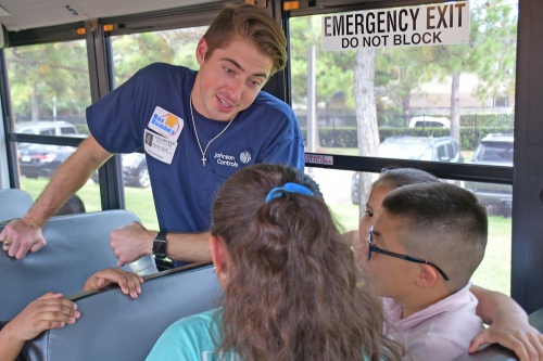 Cy-Fair ISDu2019s Bus Buddies program will return for its 13th year the first two days of school, Aug. 26-27.