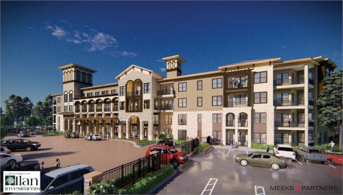 Arella on Jones broke ground July 30 and is slated to open in summer 2022 with 229 units. 