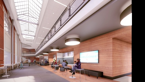 PBK Architects provided renderings of the changes coming to Atascocita High School. 