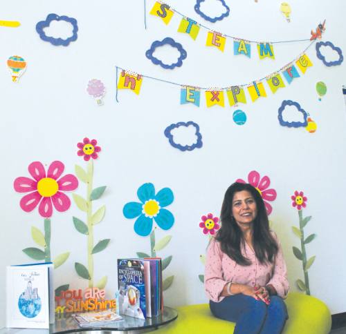 SMARTS Club owner Meenakshi Singh is certified in high school science, special needs education and childrenu2019s yoga.