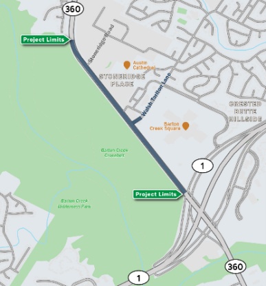 TxDOT will hold a workshop on the Walsh Tarlton Lane portion of the Loop 360 Project Aug. 8.
