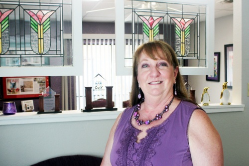 Debbie Adams owns a remodeling company operated entirely by women.