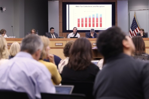 Randy McDowell, Chief Financial Officer, presented on the tax rate for the 2019-20 fiscal year at the Plano ISD board meeting Sept. 3.