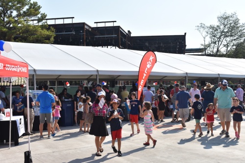 Teachers, parents, students and HISD officials celebrated the construction progress of the new building for Kolter Elementary School on Saturday, Sep. 14, 2019.
